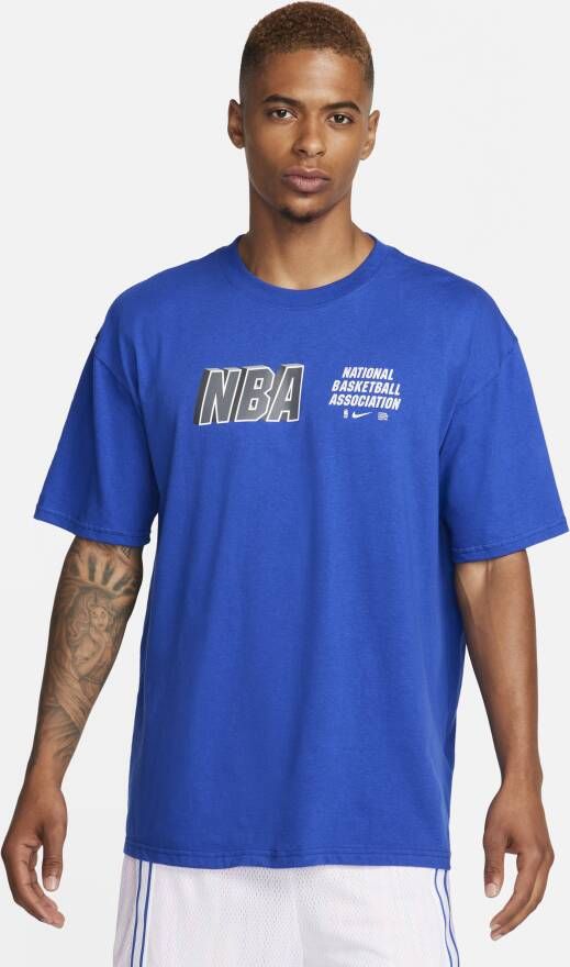 Nike Team 31 Courtside Max90 NBA-herenshirt Blauw