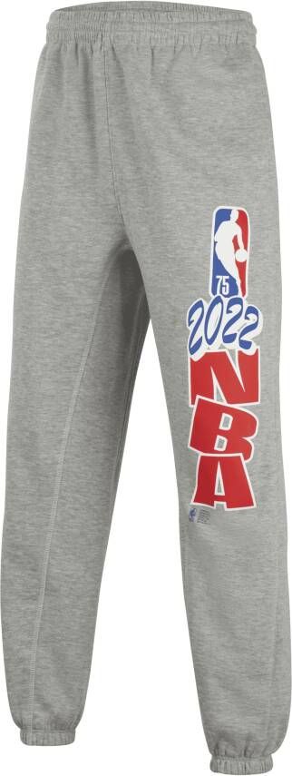 Nike Team 31 Courtside NBA-fleecebroek voor kids Grijs