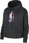 Nike Team 31 Courtside NBA-fleecehoodie voor dames Zwart - Thumbnail 1