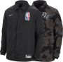 Nike NBA Team 31 Courtside Reversiebele Jas Black Heren - Thumbnail 1