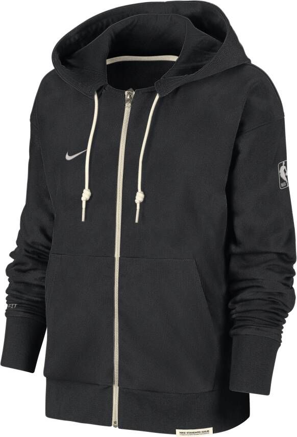 Nike Team 31 Standard Issue Dri-FIT NBA-hoodie met rits voor heren Zwart