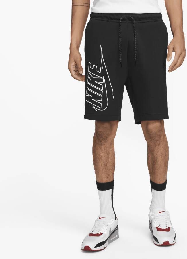 Nike Tech Fleece herenshorts Zwart