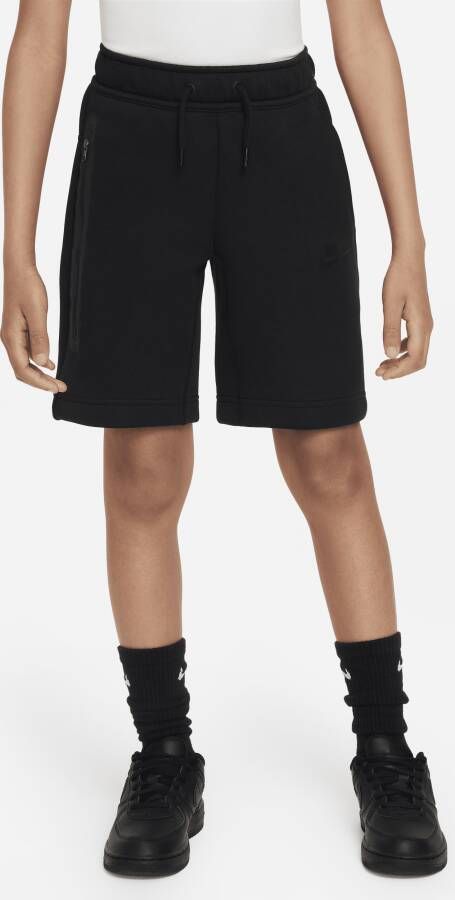 Nike Tech Fleece jongensshorts Zwart