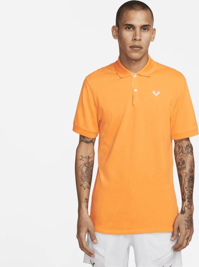Nike The Polo Rafa Polo met aansluitende pasvorm voor heren Oranje