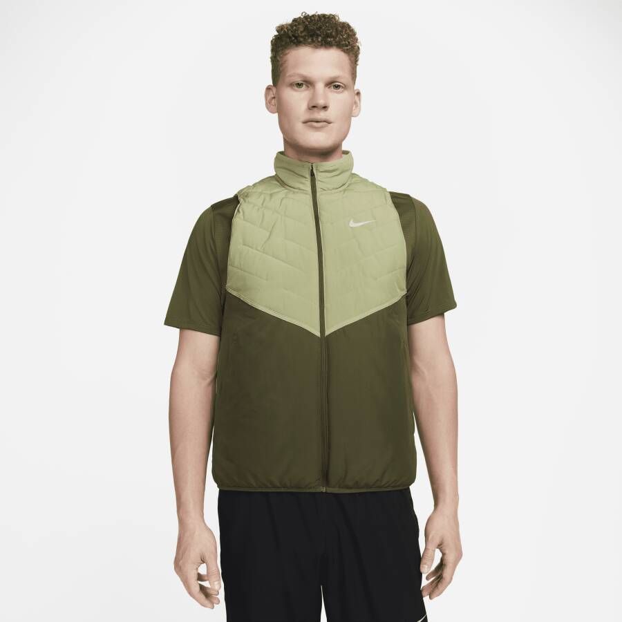 Nike Therma-FIT Repel Hardloopbodywarmer met synthetische vulling voor heren Groen