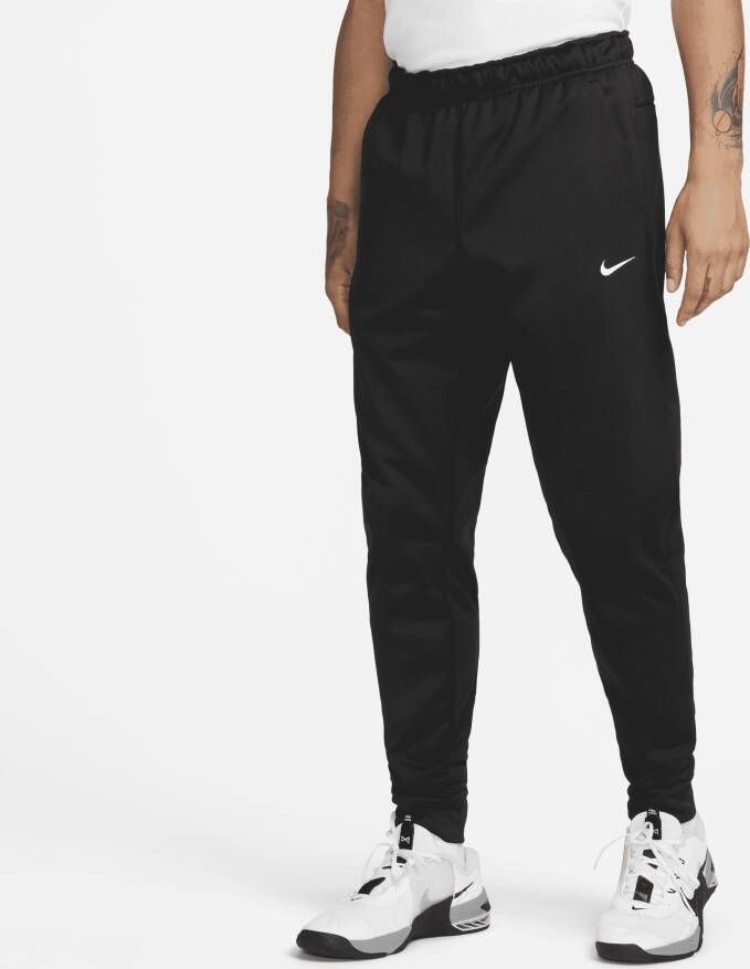 Nike Therma-FIT toelopende fitnessbroek voor heren Zwart