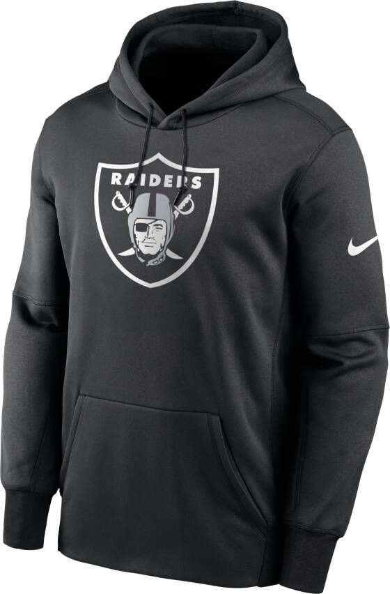 Nike Therma Prime Logo (NFL Las Vegas Raiders) Hoodie voor heren Zwart