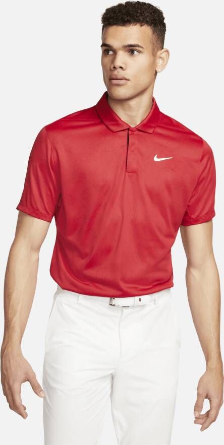 Nike Tiger Woods Dri-FIT ADV golfpolo voor heren Rood