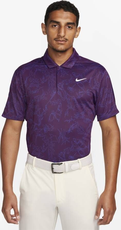 Nike Tiger Woods Dri-FIT ADV golfpolo voor heren Rood