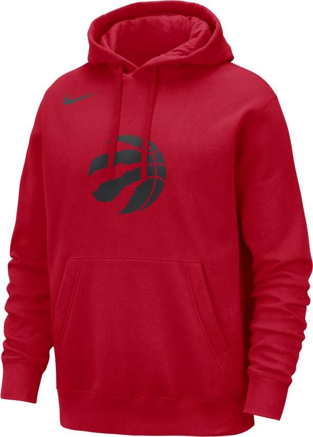 Nike Toronto Raptors Club NBA-hoodie voor heren Rood