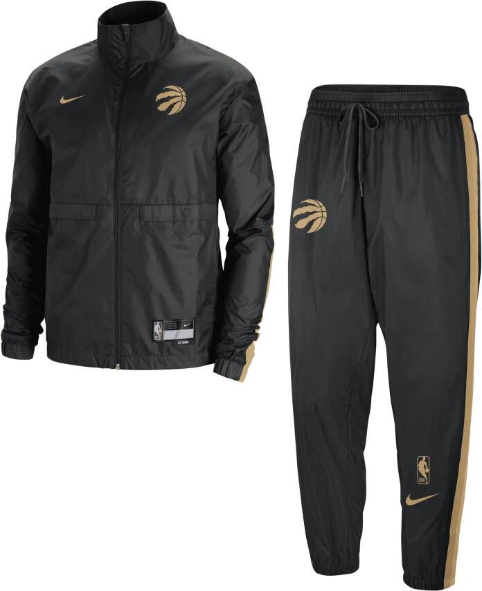 Nike Toronto Raptors Courtside City Edition NBA-trainingspak voor heren Zwart