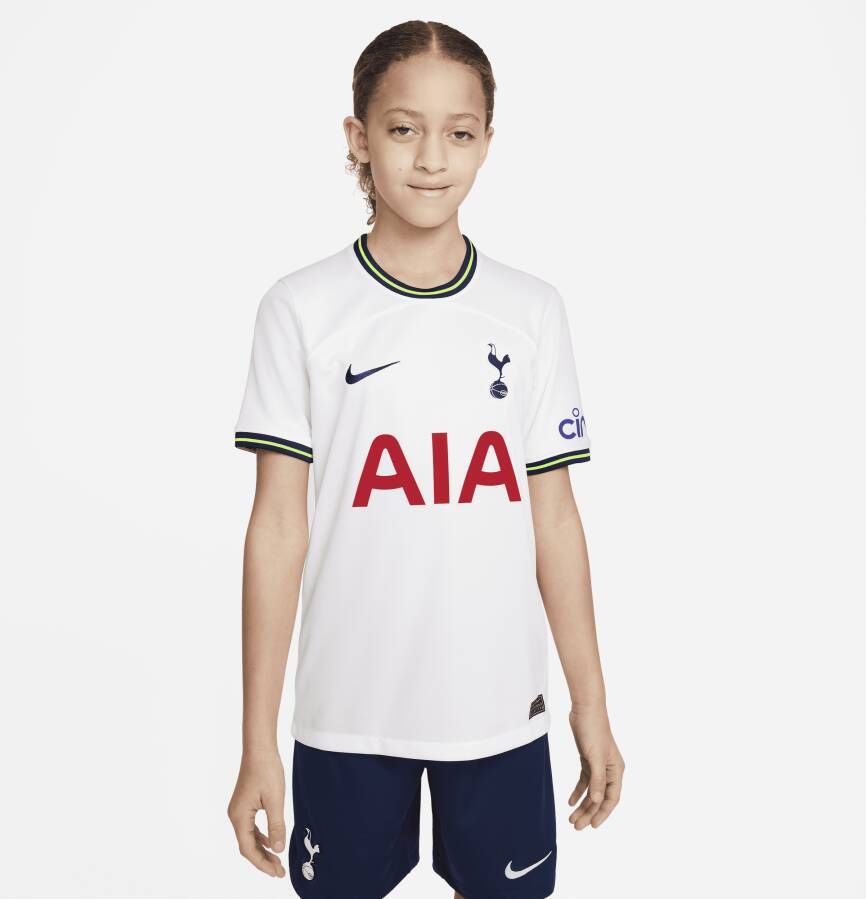 Nike Tottenham Hotspur 2022 23 Stadium Thuis Dri-FIT voetbalshirt voor kids Wit