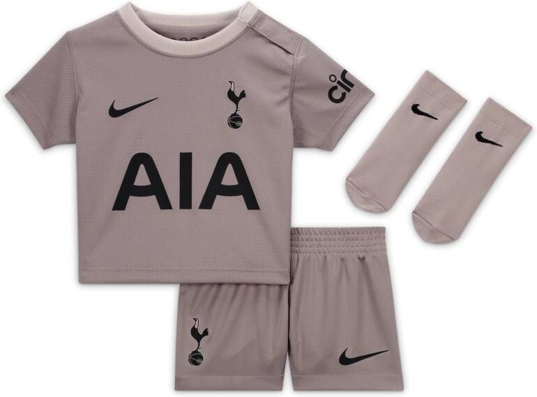 Nike Tottenham Hotspur 2023 24 Derde Dri-FIT driedelig voetbaltenue voor baby's peuters Bruin