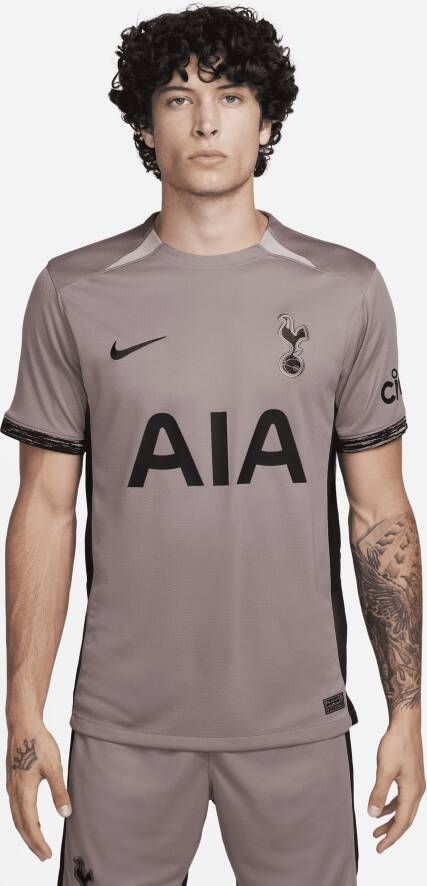 Nike Tottenham Hotspur 2023 24 Stadium Derde Dri-FIT voetbalshirt voor heren Bruin