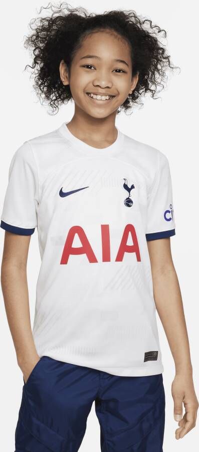 Nike Tottenham Hotspur 2023 24 Stadium Thuis Dri-FIT voetbalshirt voor kids Wit