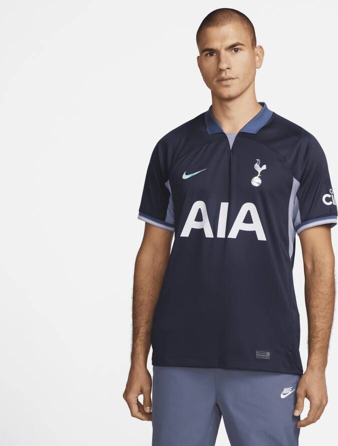 Nike Tottenham Hotspur 2023 24 Stadium Uit Dri-FIT voetbalshirt voor heren Blauw