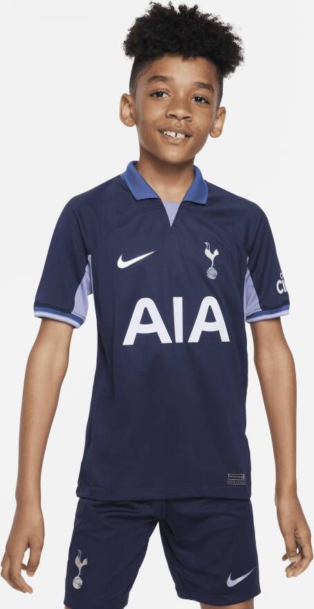 Nike Tottenham Hotspur 2023 24 Stadium Uit Dri-FIT voetbalshirt voor kids Blauw