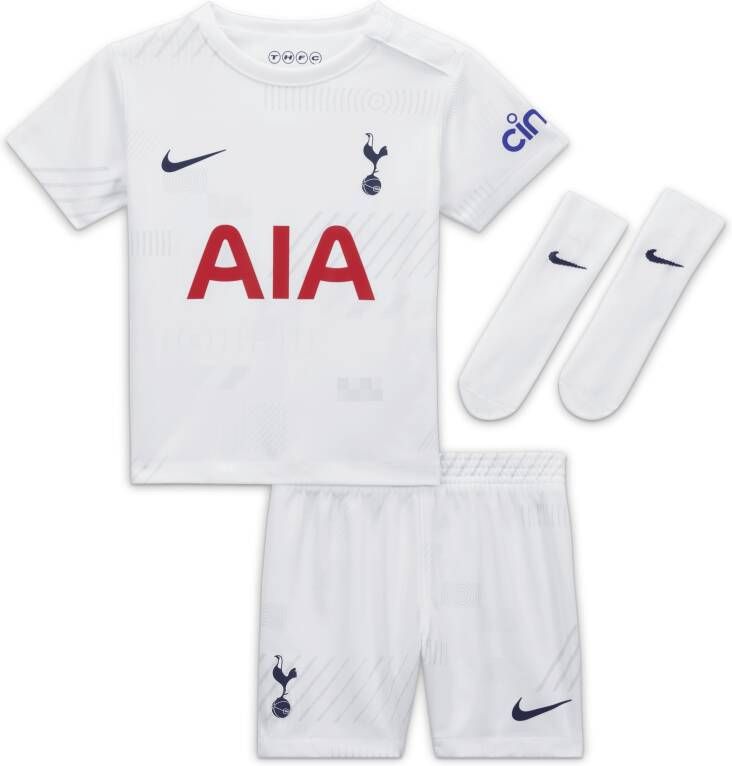 Nike Tottenham Hotspur 2023 24 Thuis Dri-FIT driedelig tenue voor baby's peuters Wit