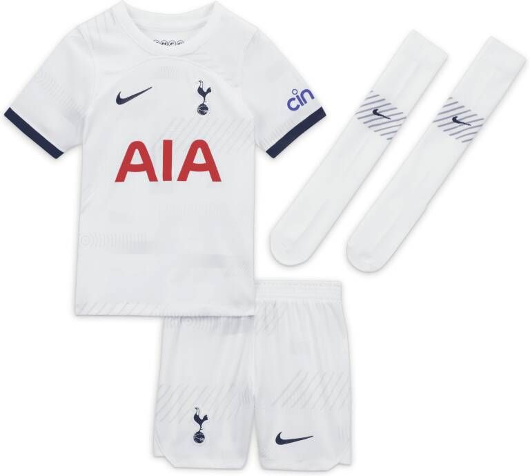 Nike Tottenham Hotspur 2023 24 Thuis Dri-FIT driedelig tenue voor kleuters Wit