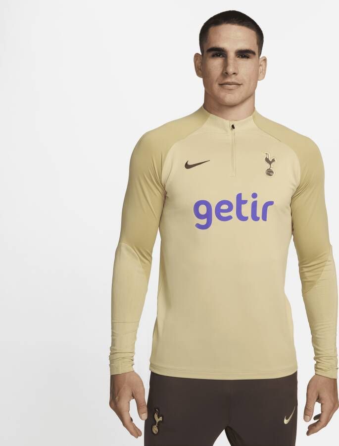 Nike Tottenham Hotspur Strike Derde Dri-FIT knit voetbaltrainingstop voor heren Bruin