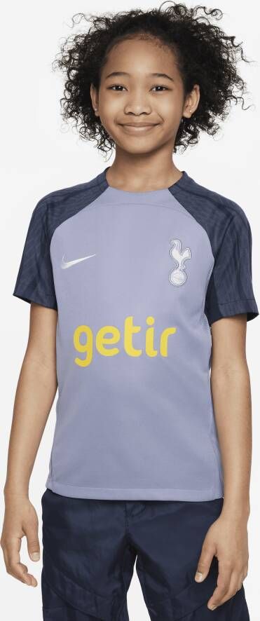 Nike Tottenham Hotspur Strike Dri-FIT knit voetbaltop voor kids Paars