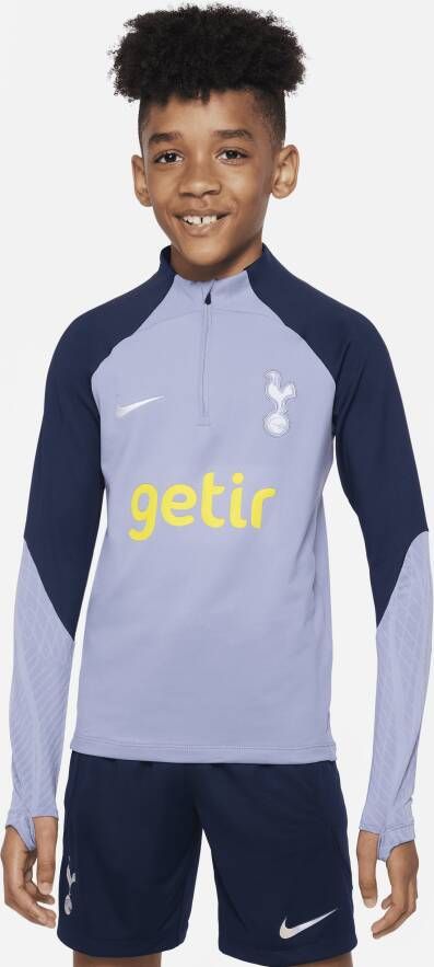Nike Tottenham Hotspur Strike Dri-FIT knit voetbaltrainingstop voor kids Paars