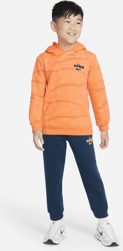 Nike Track Pack Fleece Pullover Set Kleuterset Blauw