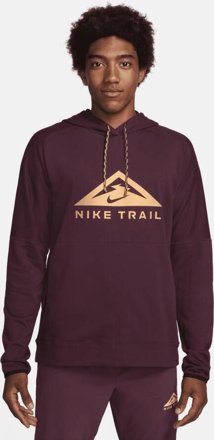 Nike Trail Magic Hour hardloophoodie met Dri-FIT voor heren Rood
