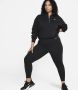 Nike Universa Lange legging met hoge taille zakken en medium ondersteuning voor dames (Plus Size) Zwart - Thumbnail 1