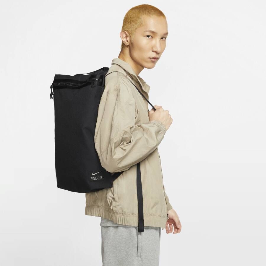 Nike Utility Gymtas voor training (17 liter) Zwart