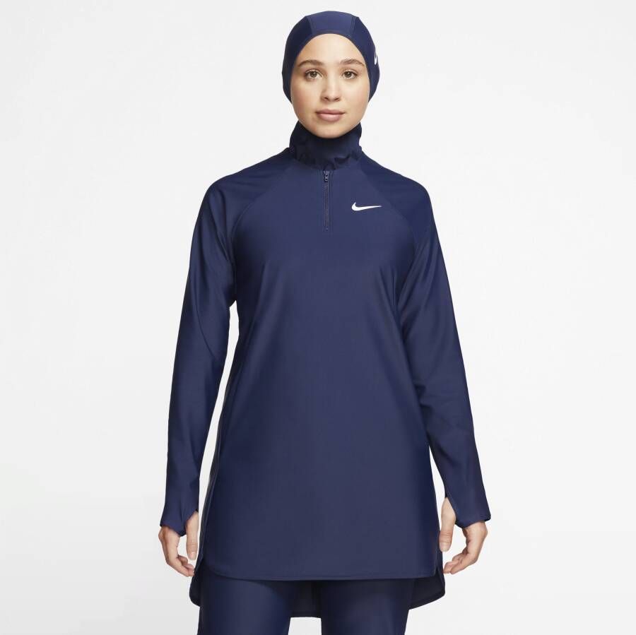 Nike Victory Zwemtuniek met volledige bedekking voor dames Blauw