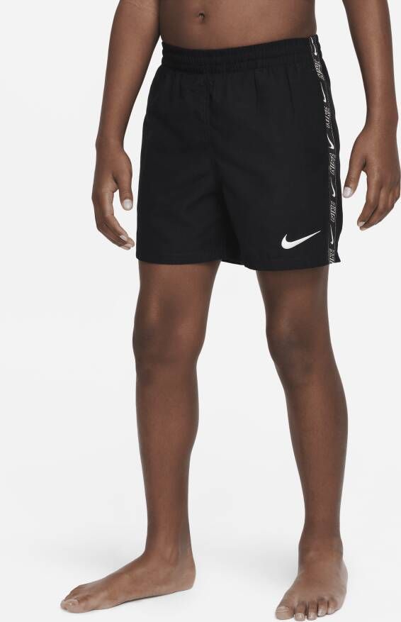 Nike Volley zwembroek voor jongens (10 cm) Zwart