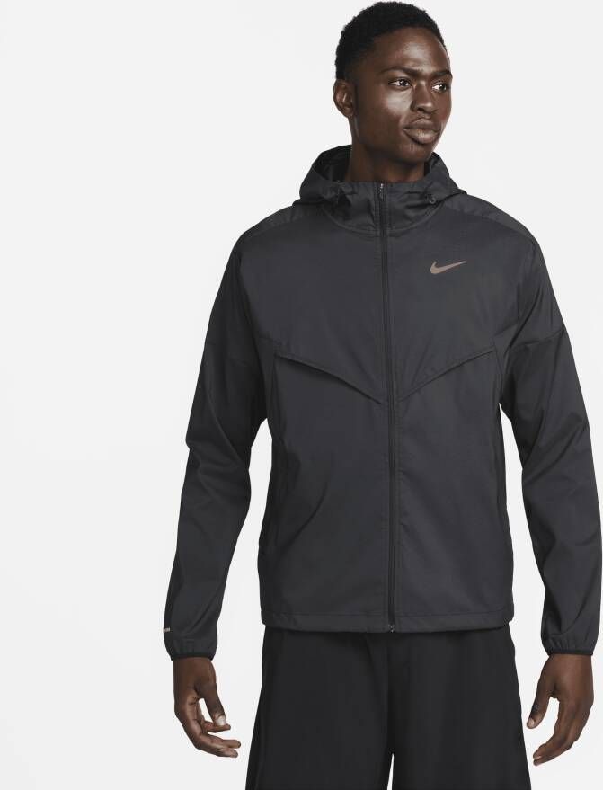 Nike Windrunner Repel hardloopjack voor heren Zwart