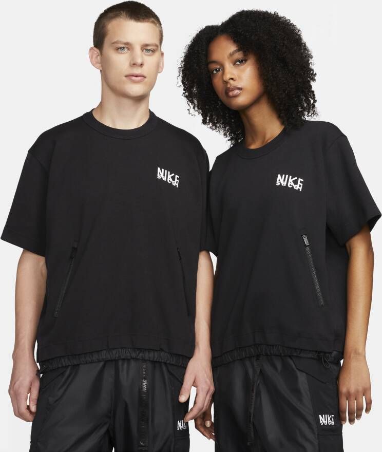 Nike x sacai Top met korte mouwen Zwart