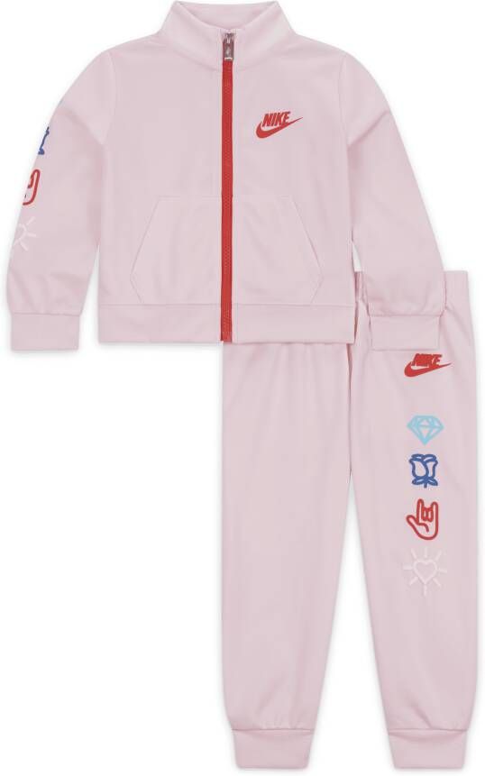 Nike XO Swoosh Tricot Set Baby Trainingspak voor baby s (12-24 maanden) Roze