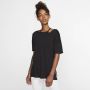 Nike Yoga Damestop met korte mouwen Zwart - Thumbnail 1