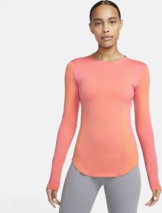 Nike Yoga Dri-FIT ADV Damestop met lange mouwen Roze