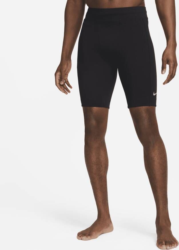 Nike Yoga Dri-FIT Strakke herenshorts Zwart
