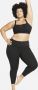Nike Zenvy 7 8-legging met iets ondersteunende hoge taille voor dames (Plus Size) Zwart - Thumbnail 1