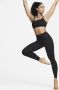 Nike Zenvy Legging met volledige lengte en iets ondersteunende hoge taille voor dames Zwart - Thumbnail 1