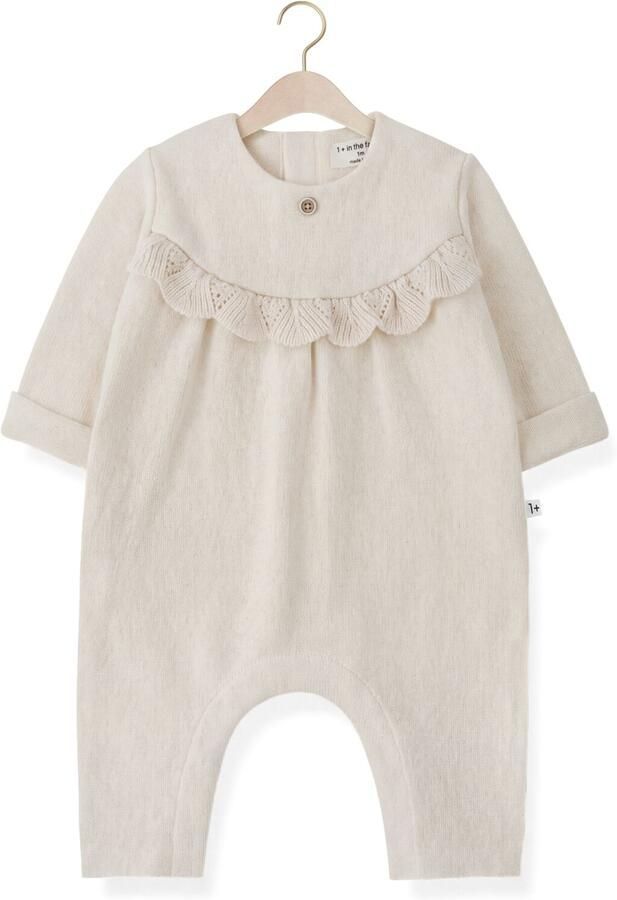 +1 IN THE FAMILY 1+ In The Family Baby Rompers Merignac Ecru - Foto 1