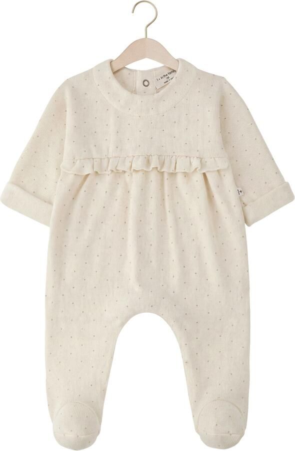+1 IN THE FAMILY 1+ In The Family Baby Rompers Narbonne Ecru - Foto 1