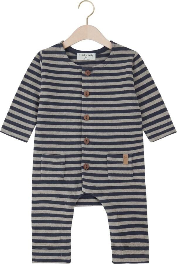 +1 IN THE FAMILY 1+ In The Family Baby Rompers Treviso Donkerblauw