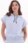 10Days Oversized Hoodie Sweater Blauw Blue Dames - Thumbnail 1