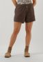 10Days Pique Geweven Shorts Bruin Brown Dames - Thumbnail 1