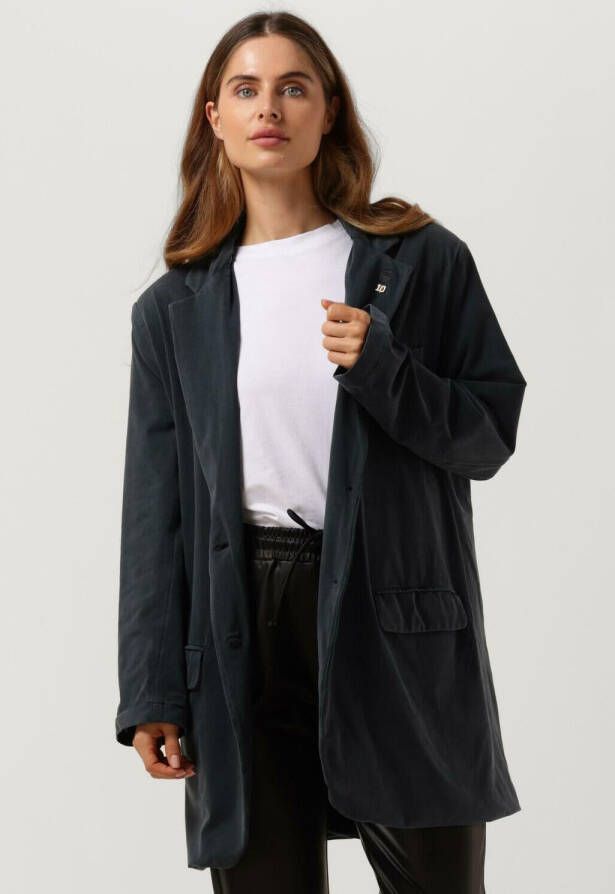 10days Donkergrijze Blazer Statement Blazer WAshed Jersey
