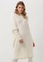 10days Witte Midi Jurk Soft Knit V-neck Dress - Thumbnail 1