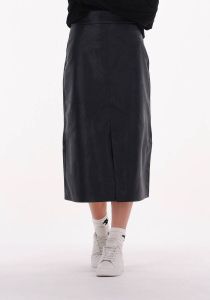 10days Zwarte Midirok Vegan Leather Skirt