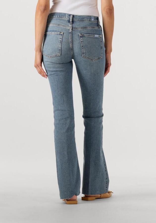 7 FOR ALL MANKIND Dames Jeans Bootcut Tailorless Fancy With Raw Cut Blauw