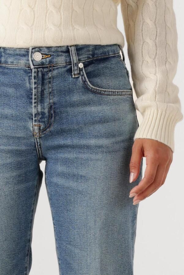 7 FOR ALL MANKIND Dames Jeans Calie Straight Fancy Blauw - Foto 2